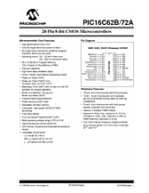 DataSheet PIC16C72A pdf